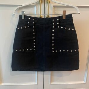 BDG Black Denim Skirt
